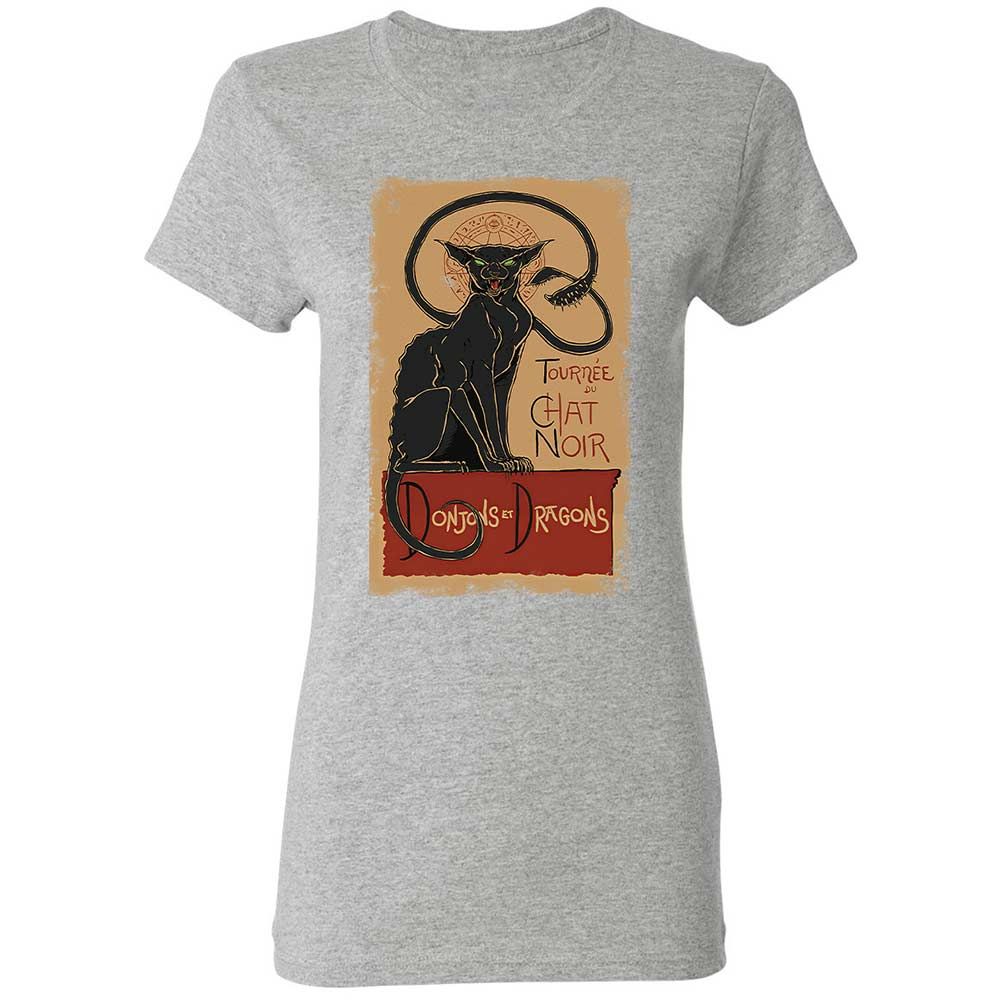 Tournee Du Chat Noir Women's T-Shirt - Sport Grey - 14
