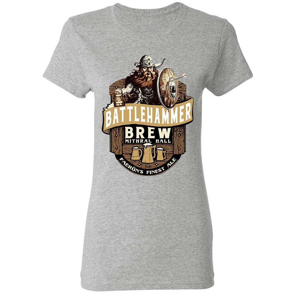Battlehammer Brew Women's T-Shirt - Sport Grey - 14