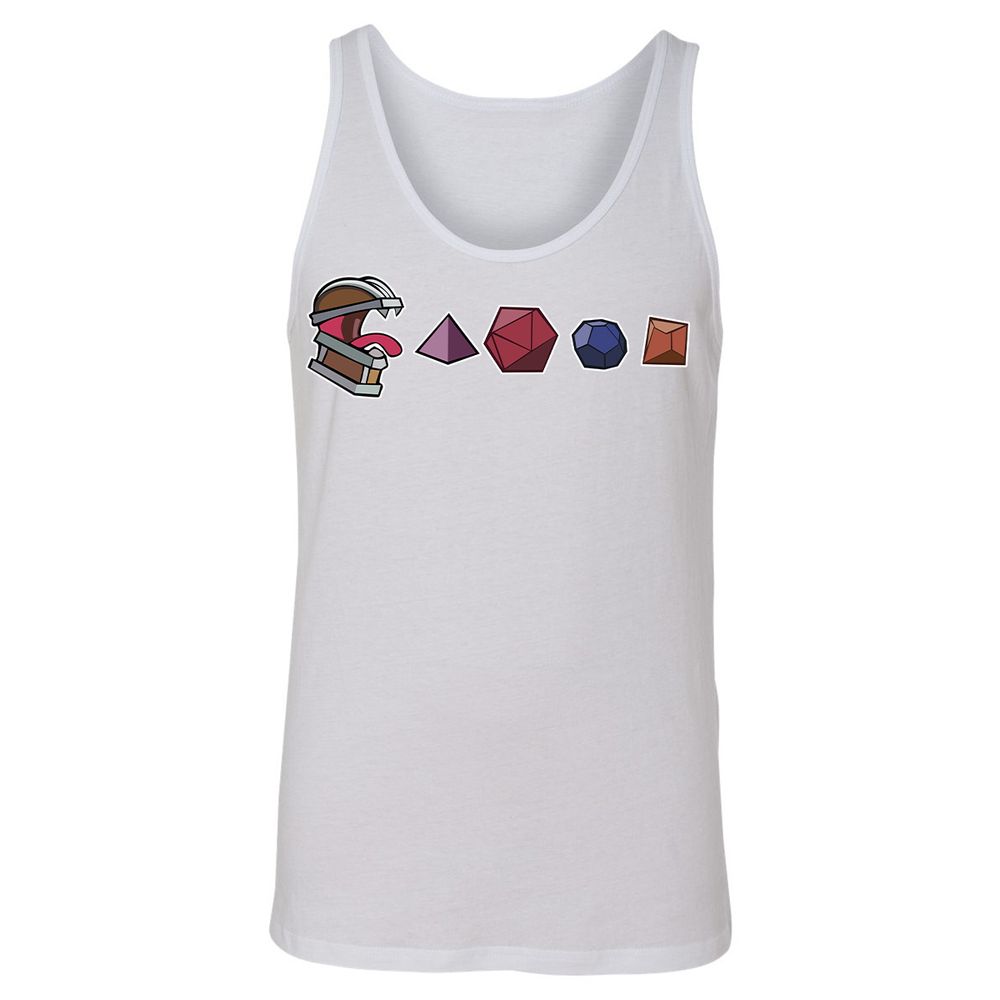 Mimic And Dices Unisex Jersey Tank - White - 14