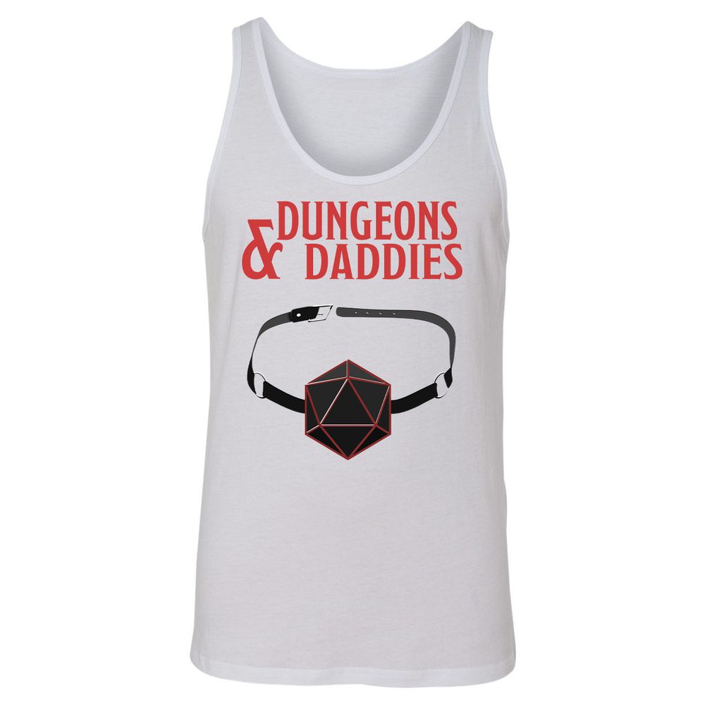 Dungeons And Daddies Unisex Jersey Tank - White - 14