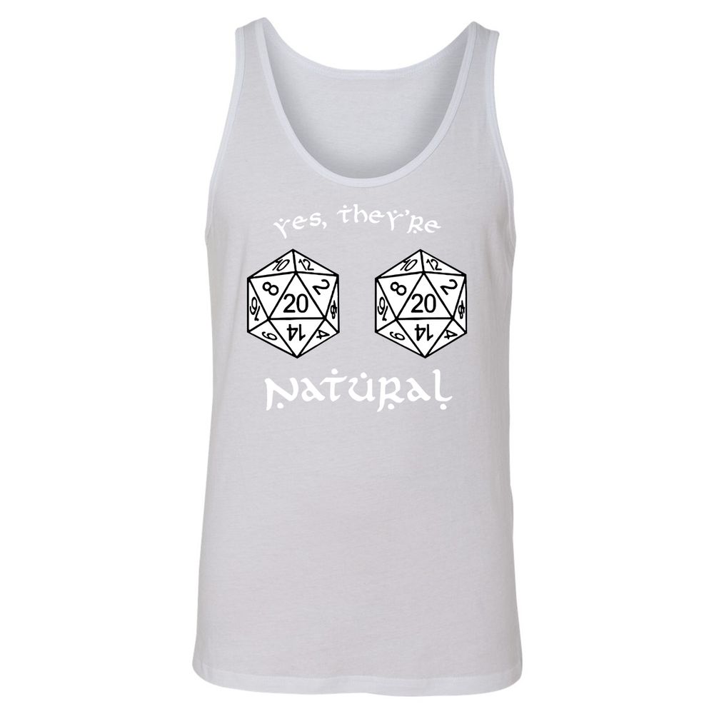 They Are Natural Unisex Jersey Tank - White - 14
