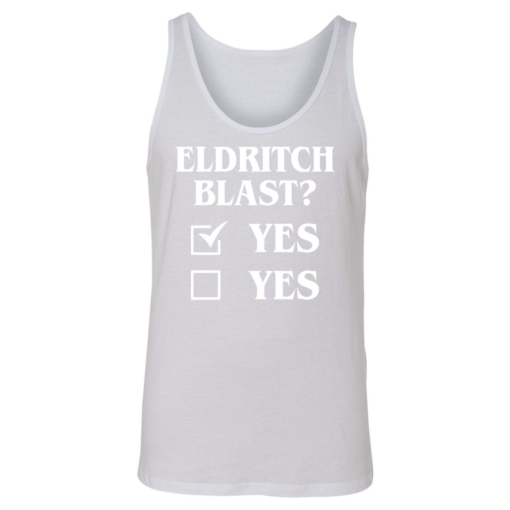 Eldritch Blast Yes Unisex Jersey Tank - White - 14