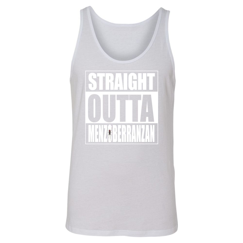 Straight Outta Menzoberranzan Unisex Jersey Tank - White - 14