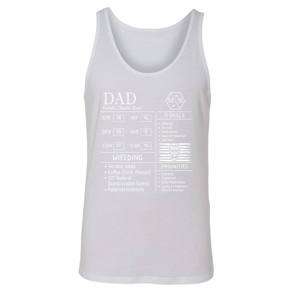 Dad Stats New - White - 14
