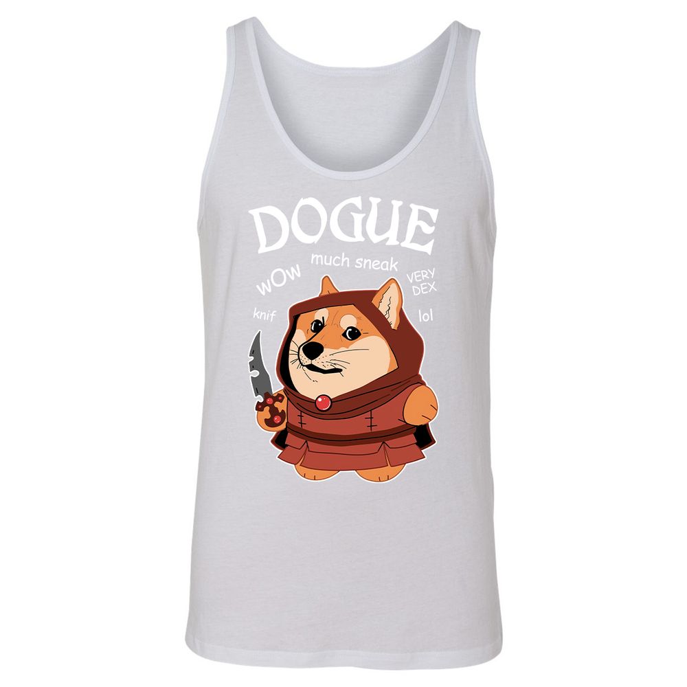 Dogue Class Unisex Jersey Tank - White - 14