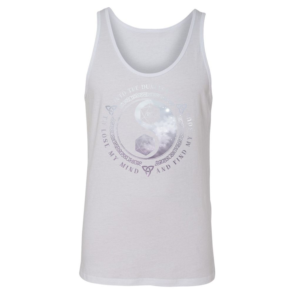 Into The Dungeon I Go Unisex Jersey Tank - White - 14