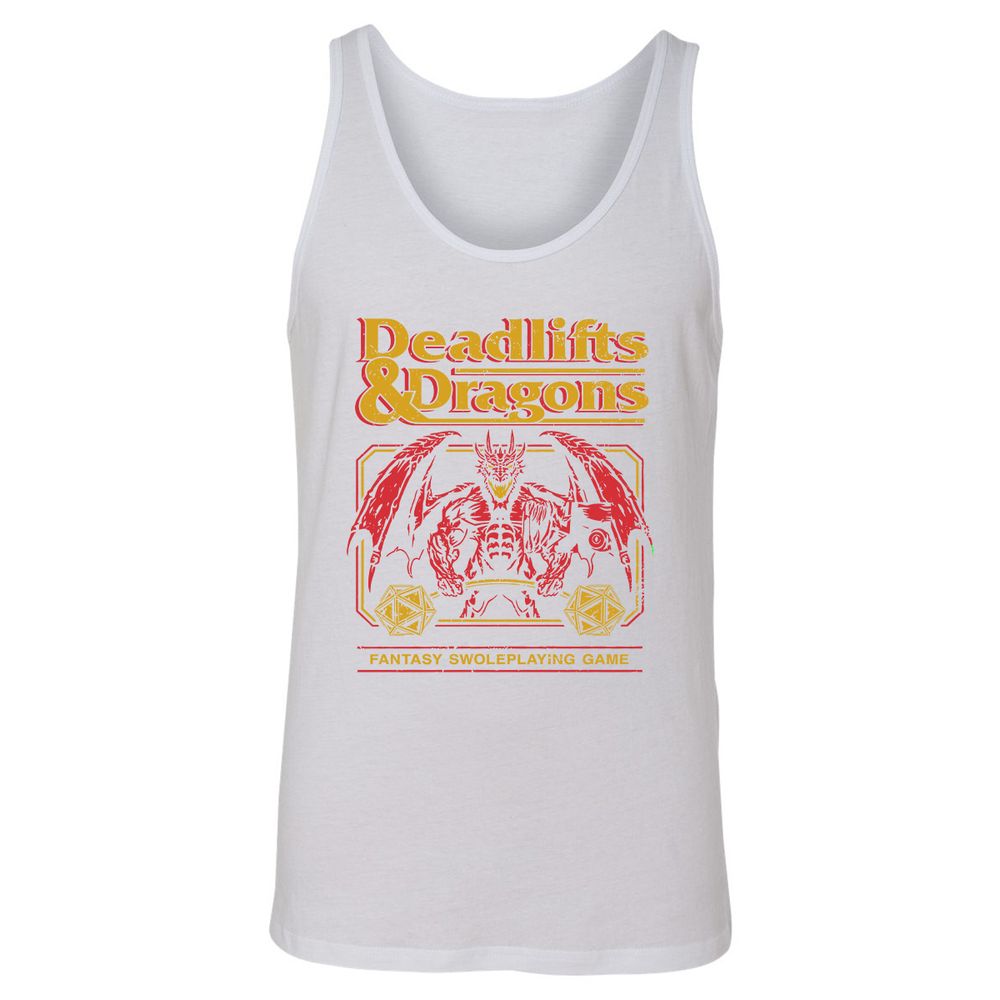 Deadlifts & Dragons - White - 14