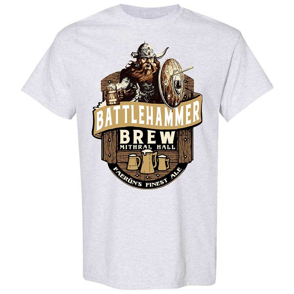 Battlehammer Brew Classic Unisex T-Shirt - Ash - 15