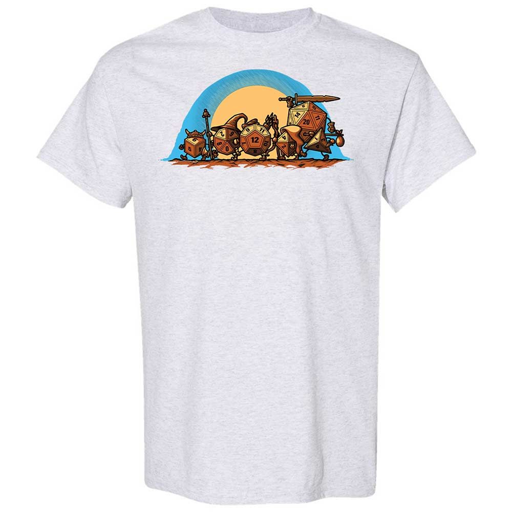 The Fellowship Of The Dice Classic Unisex T-Shirt - Ash - 15