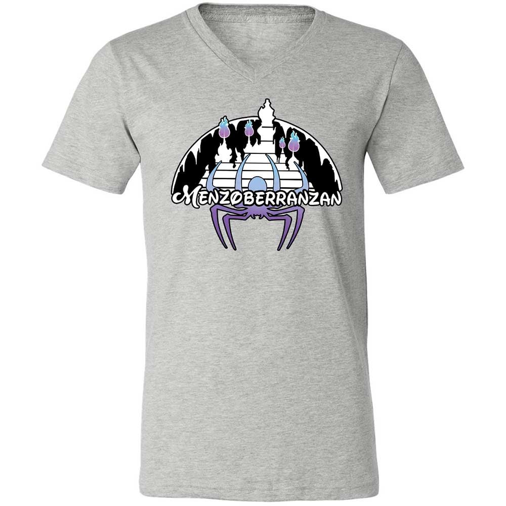 Menzoberranzan Unisex V-Neck T-Shirt - Athletic Heather - 15