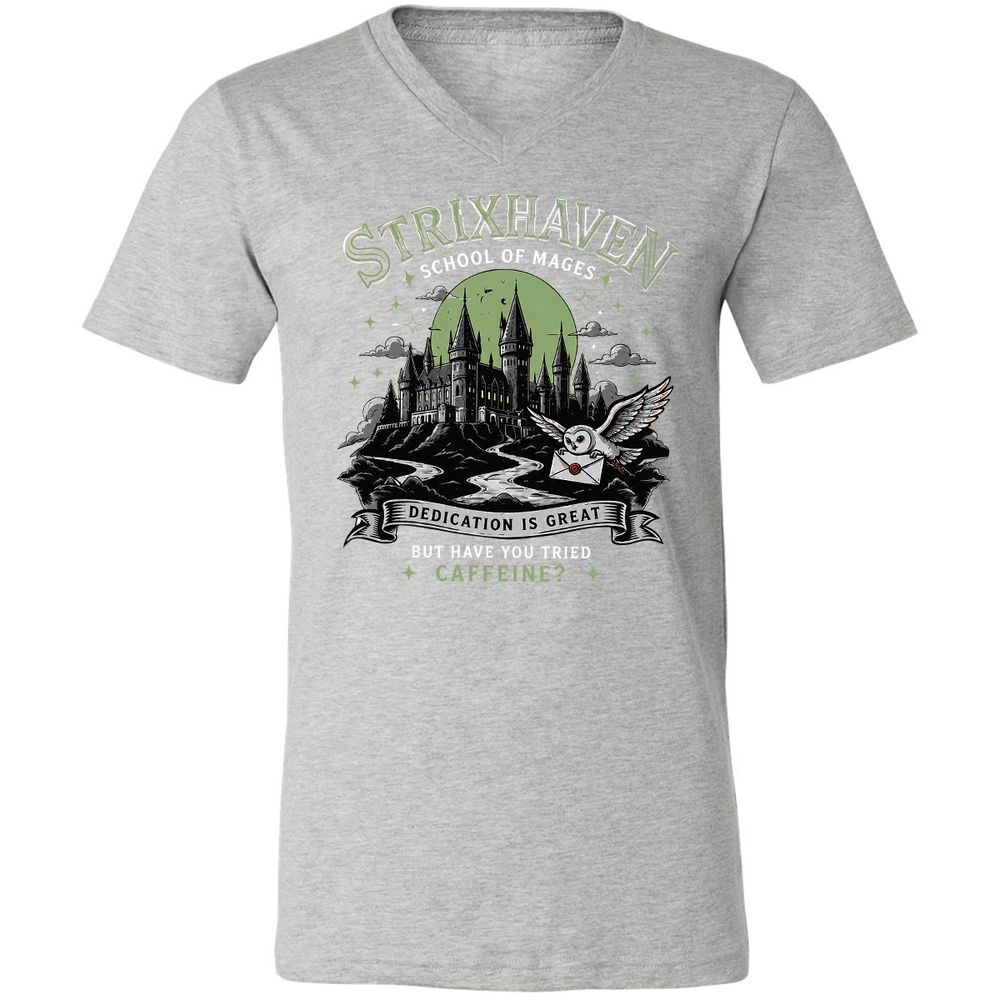 Strixhaven - School Of Mages Unisex V-Neck T-Shirt - Athletic Heather - 15