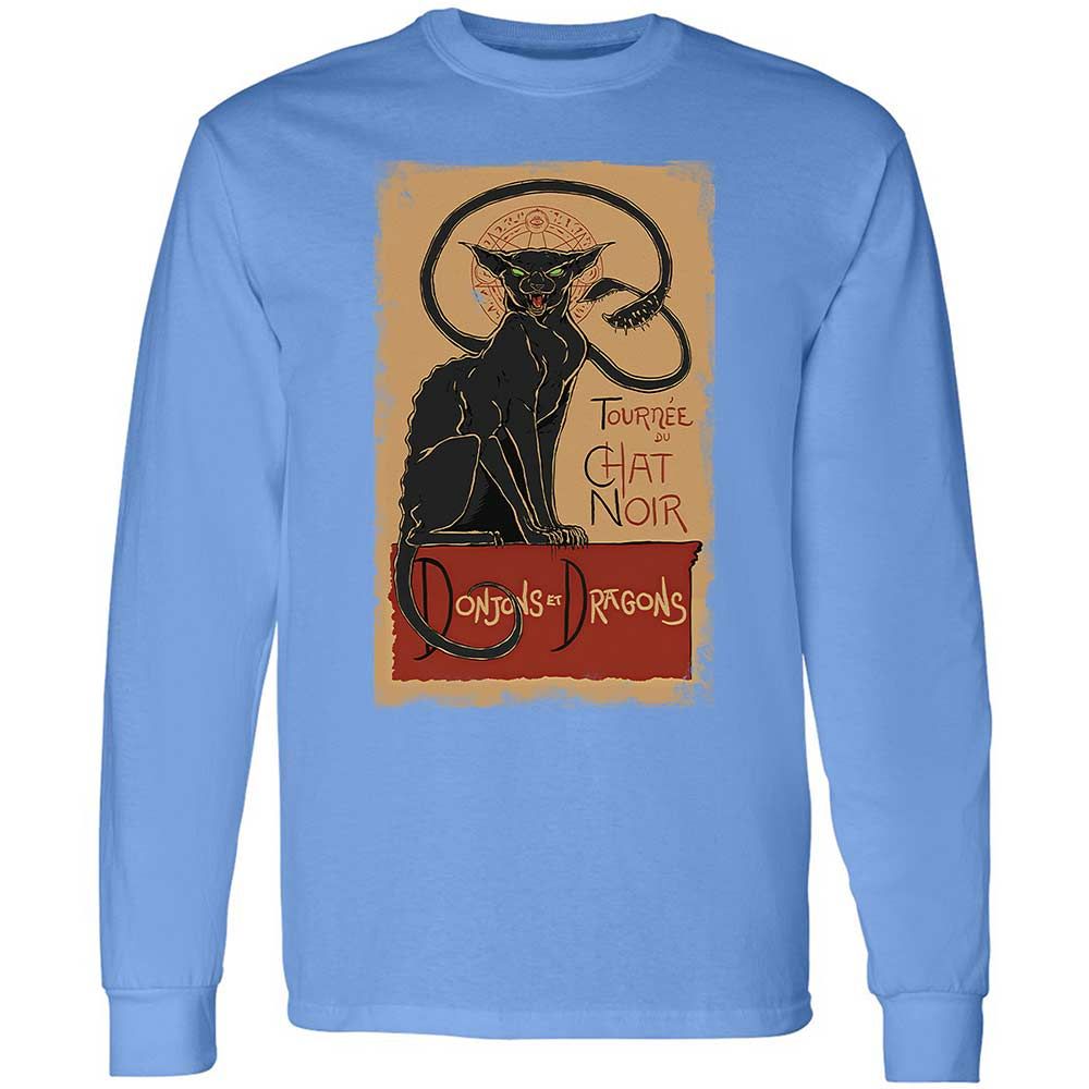 Tournee Du Chat Noir Long Sleeve T-Shirt - Carolina Blue - 15
