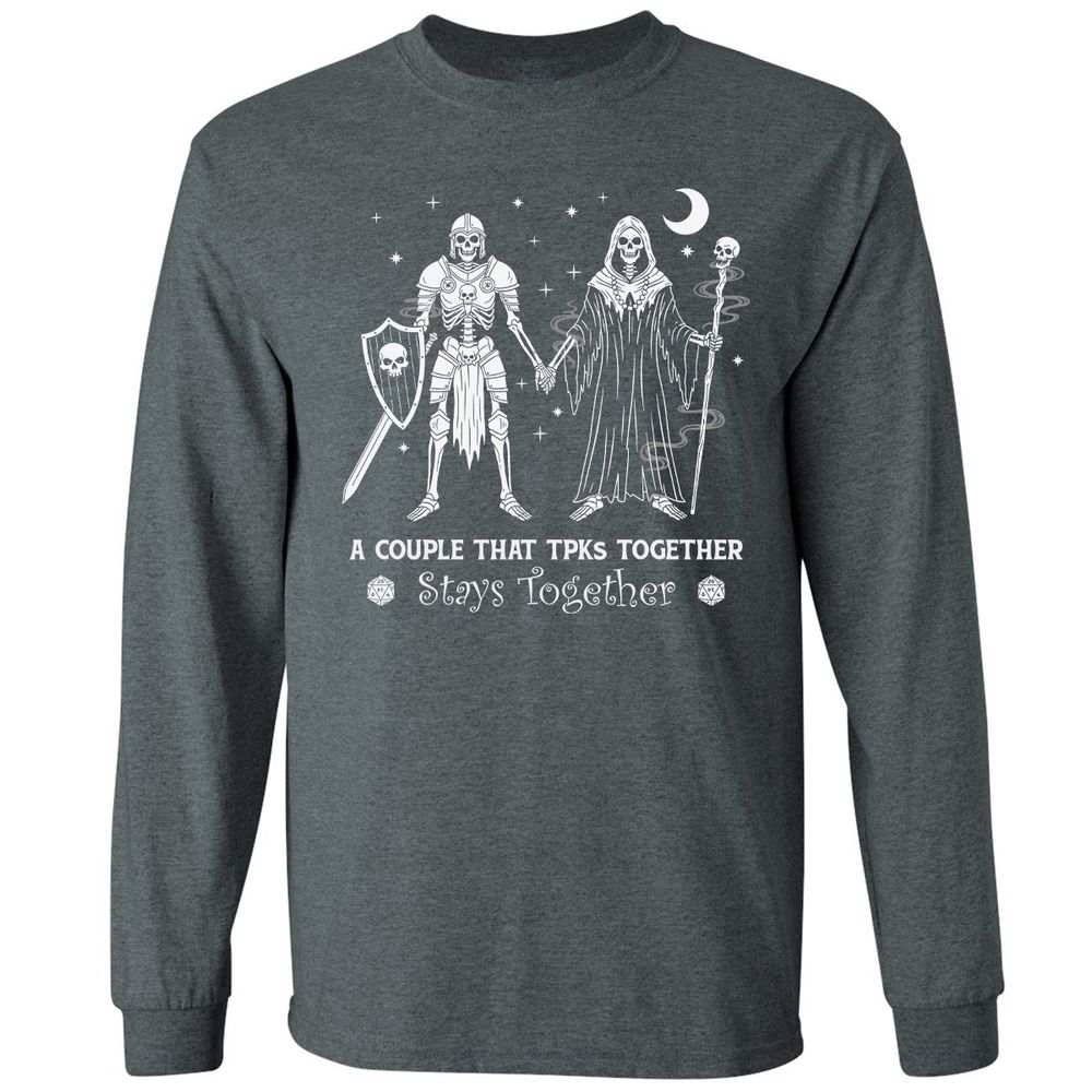 TPK Love – Skeleton Couple - Dark Heather - 15