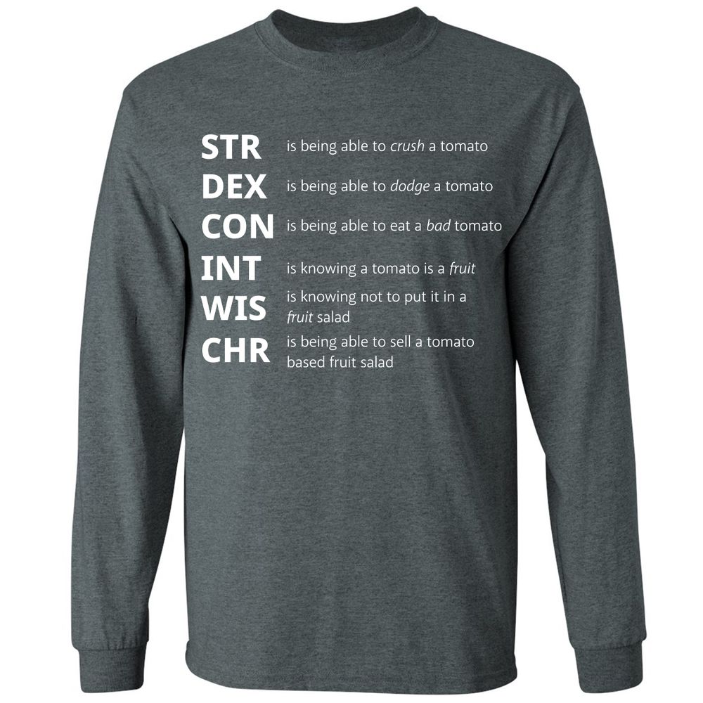 Tomato Stats – RPG Meme Edition - Dark Heather - 15