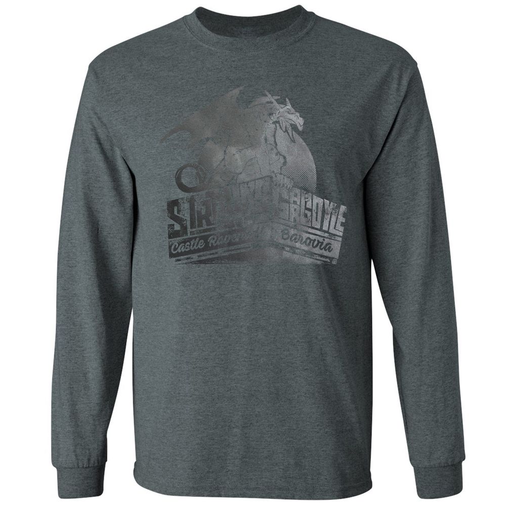 Strahd’s Gargoyle Long Sleeve T-Shirt - Dark Heather - 15