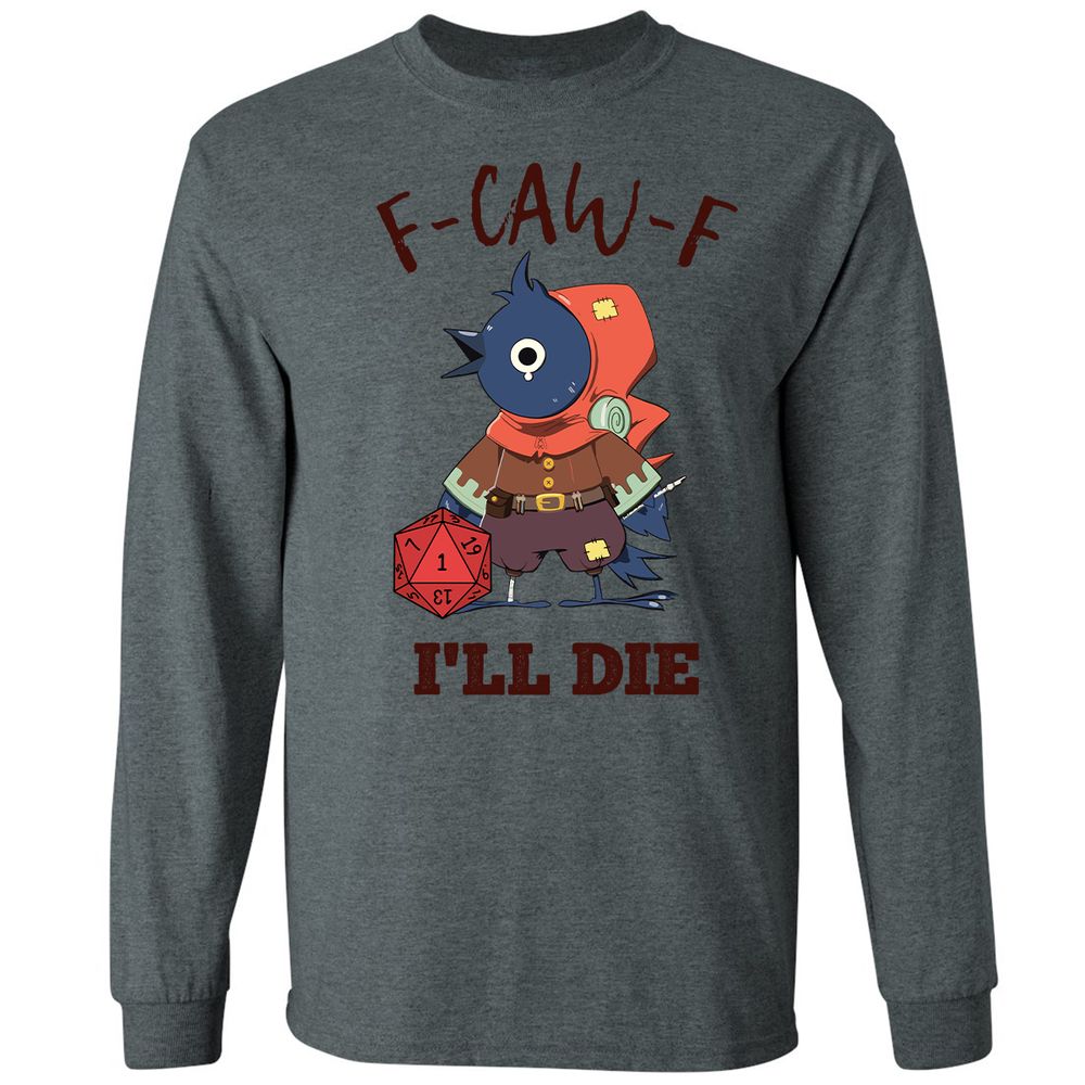 Funny F-CAW-F Kenku Crow - Dark Heather - 15