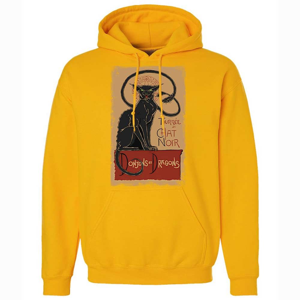Tournee Du Chat Noir Classic Unisex Hoodie - Gold - 15