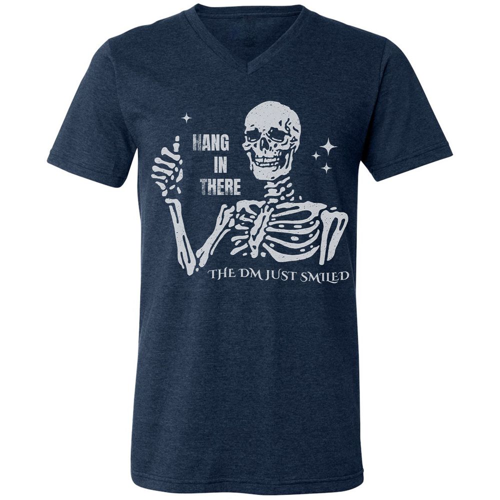 Hang In There – The DM Just Smiled Skeleton - Heather Navy - 15
