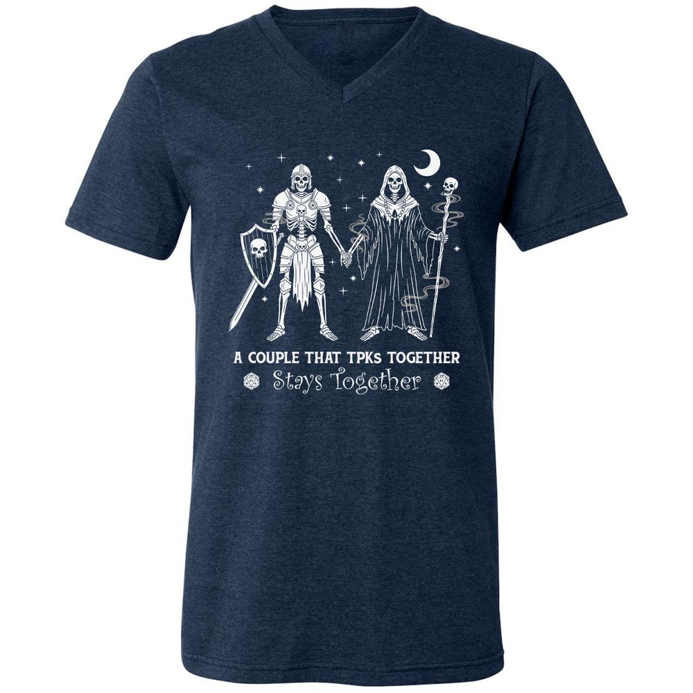 TPK Love – Skeleton Couple - Heather Navy - 15