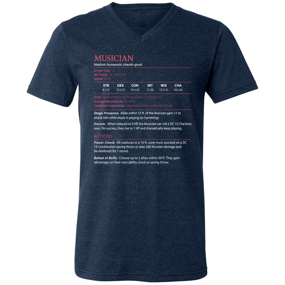 Musician Stats - Heather Navy - 15