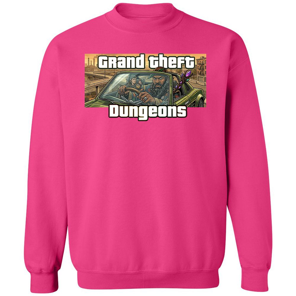 Grand Theft Dungeons Classic Unisex Sweatshirt - Heliconia - 15