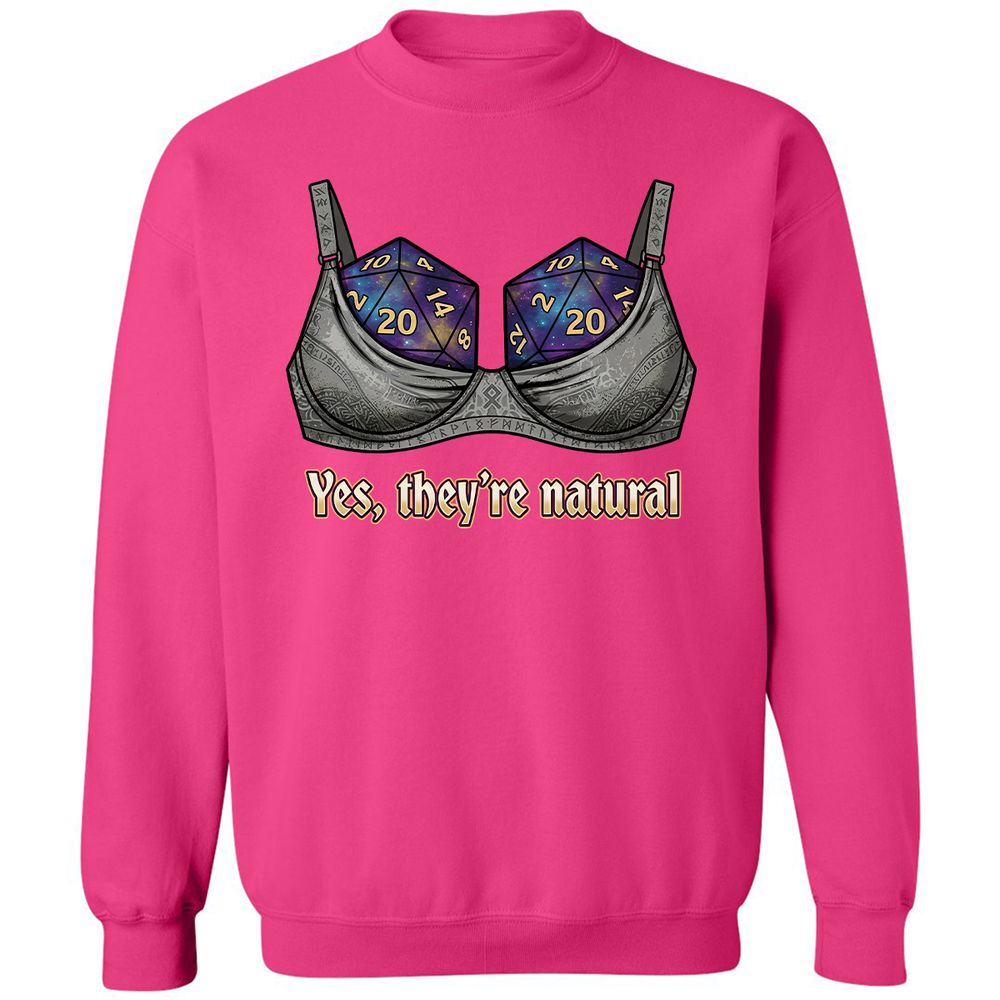 They Are Natural Nat20 Classic Unisex Sweatshirt - Heliconia - 15