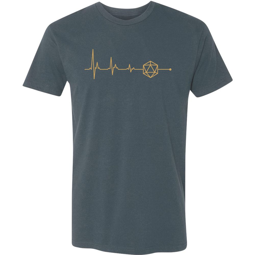 D20 Dice Is My Life Premium Unisex T-Shirt - Indigo - 15