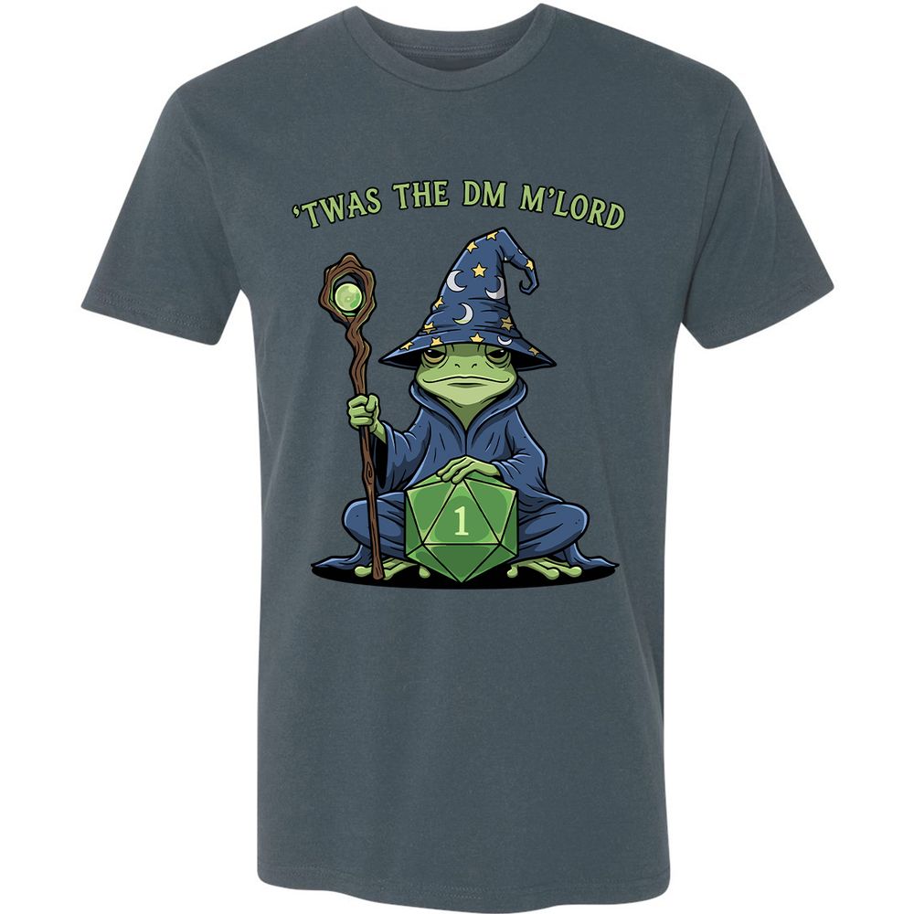 Twas the DM M’lord Premium Unisex T-Shirt - Indigo - 15