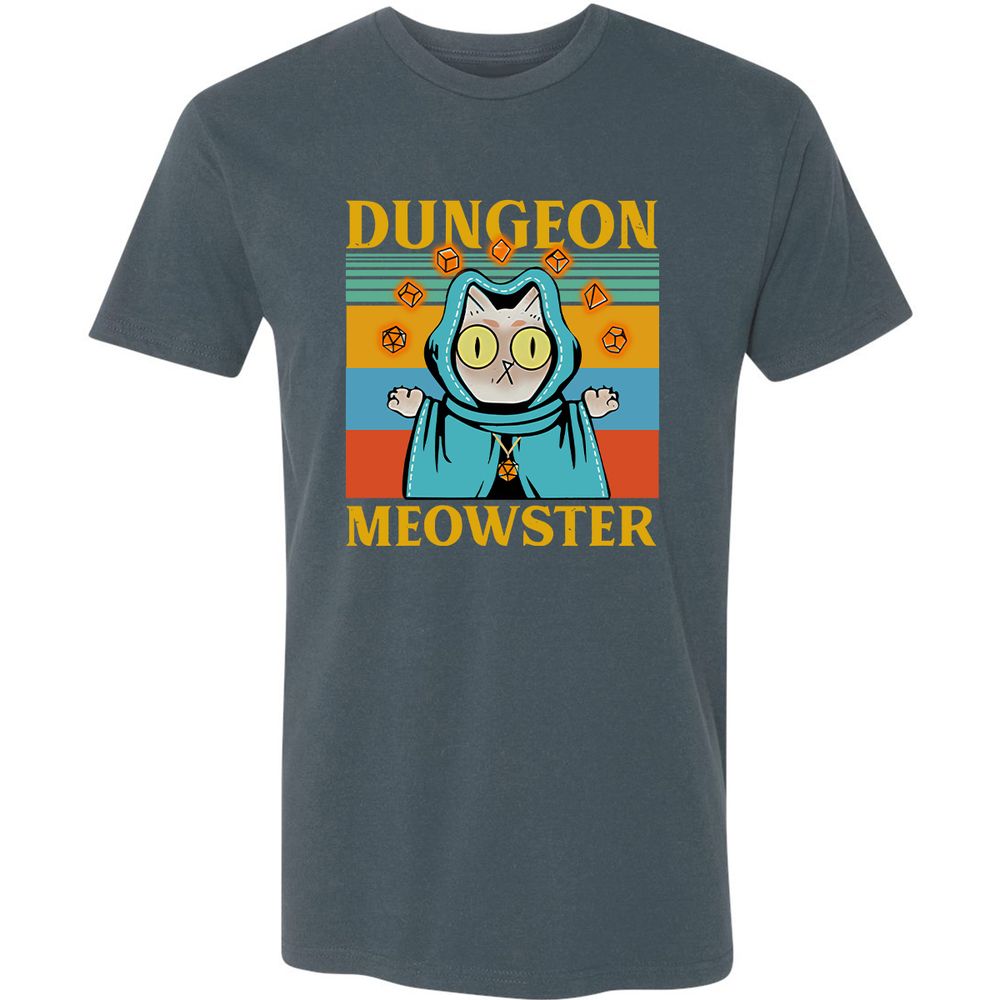Dungeon Meowster Premium Unisex T-Shirt - Indigo - 15