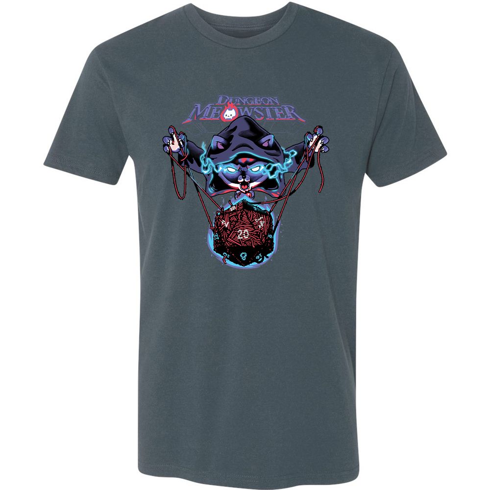 Dungeon Meowster Premium Unisex T-Shirt - Indigo - 15