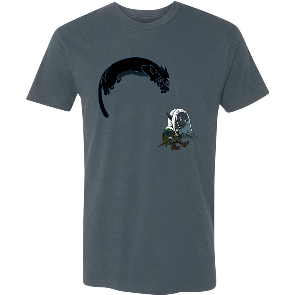 Drizzt And Guenhwyvar Premium Unisex T-Shirt - Indigo - 15