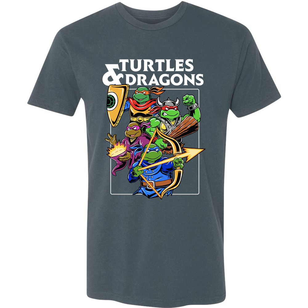 Turtles & Dragons Premium Unisex T-Shirt - Indigo - 15
