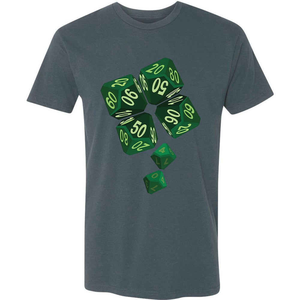 Dice Clover Premium Unisex T-Shirt - Indigo - 15
