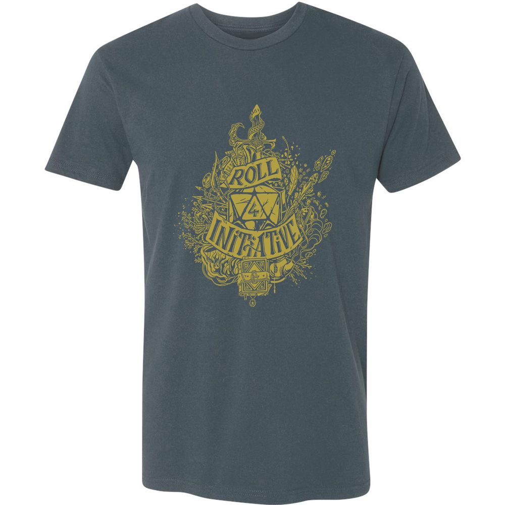 Roll Initiative Premium Unisex T-Shirt - Indigo - 15