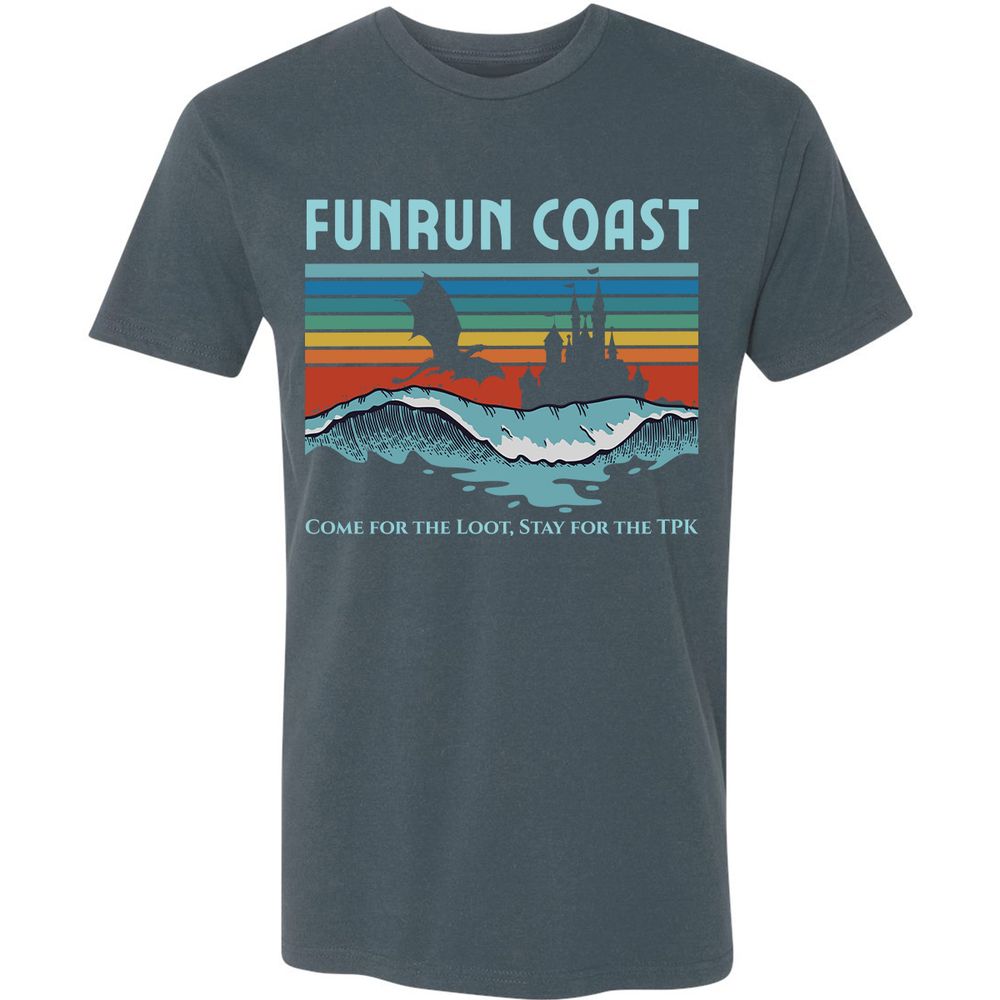 FUNRUN COAST Premium Unisex T-Shirt - Indigo - 15