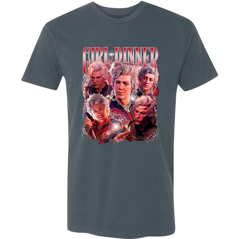 Astarion Girl Dinner Premium Unisex T-Shirt - Indigo - 15