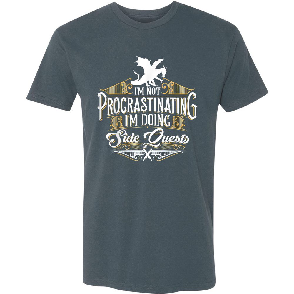 I'm Doing Side Quests Premium Unisex T-Shirt - Indigo - 15