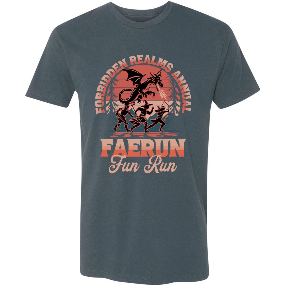 Faerun Fun Run Premium Unisex T-Shirt - Indigo - 15