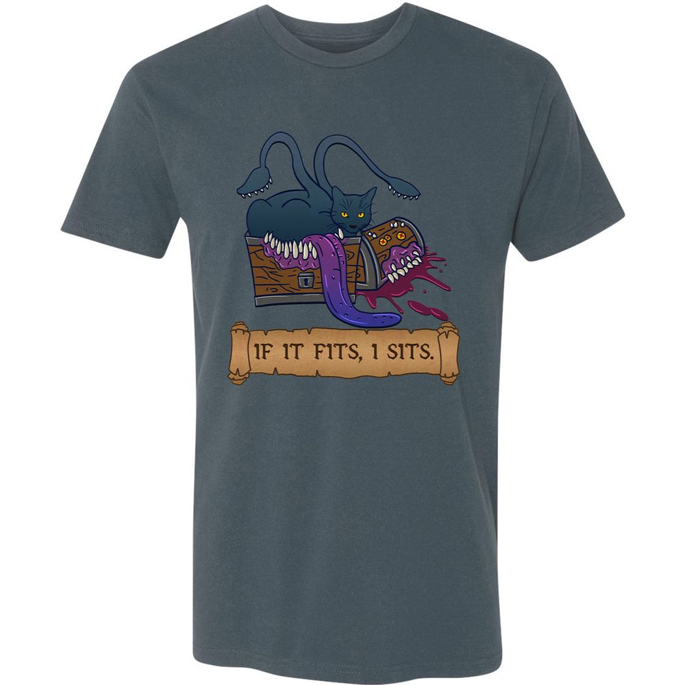 If It Fits I Sits Premium Unisex T-Shirt - Indigo - 15