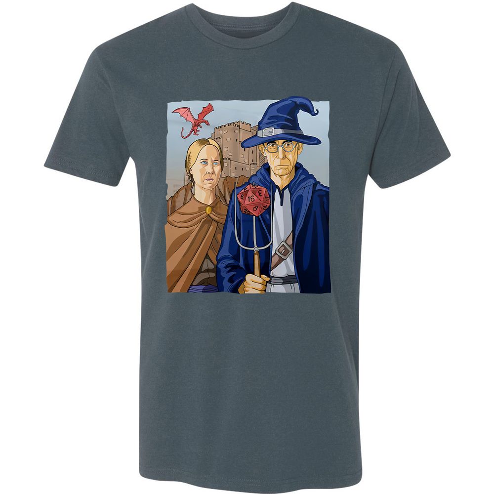 DnD Gothic Premium Unisex T-Shirt - Indigo - 15