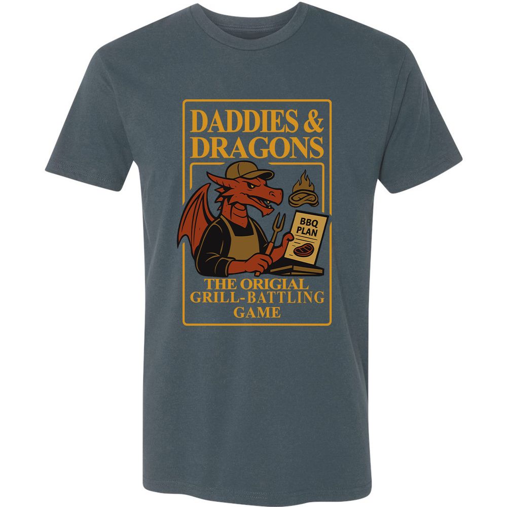 Daddies & Dragons Premium Unisex T-Shirt - Indigo - 15