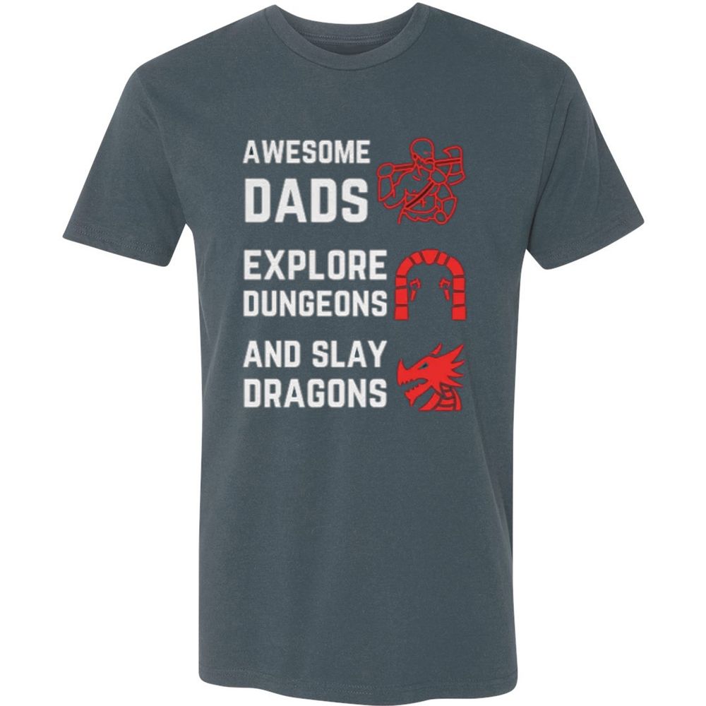 Awesome Dad Fathers Day Premium Unisex T-Shirt - Indigo - 15
