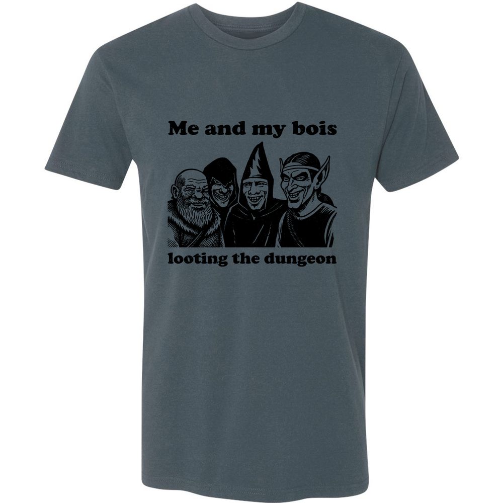 Me and my bois looting the dungeon Premium Unisex T-Shirt - Indigo - 15