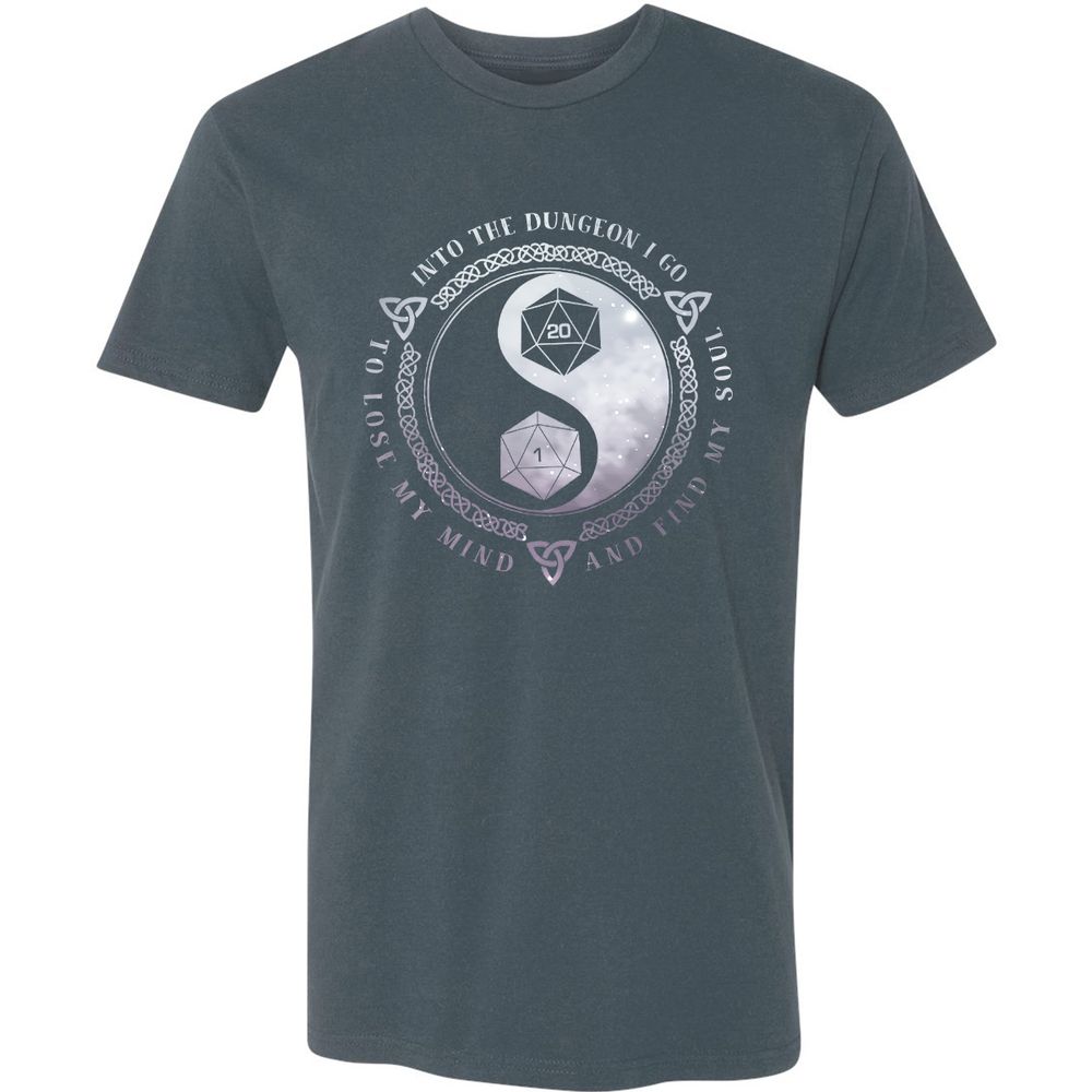 Into The Dungeon I Go Premium Unisex T-Shirt - Indigo - 15