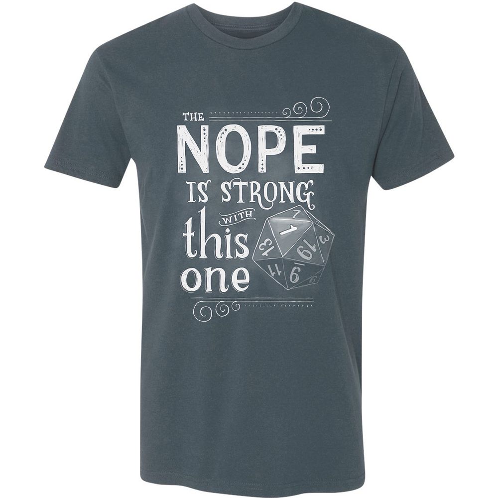 The NOPE is Strong with This One Premium Unisex T-Shirt - Indigo - 15