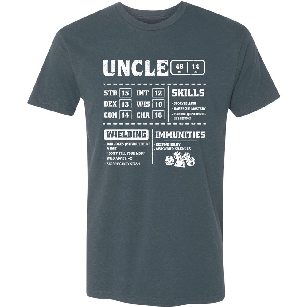Uncle Stats Premium Unisex T-Shirt - Indigo - 15
