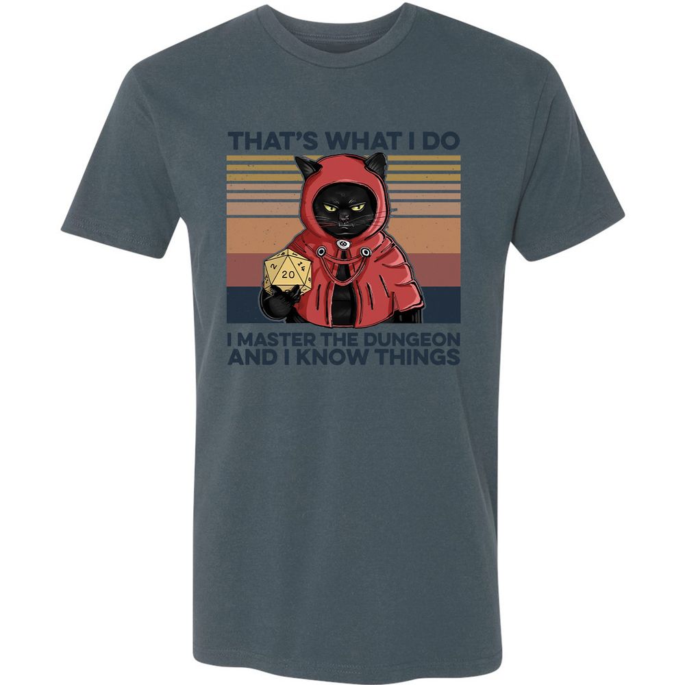 I Master The Dungeons Premium Unisex T-Shirt - Indigo - 15