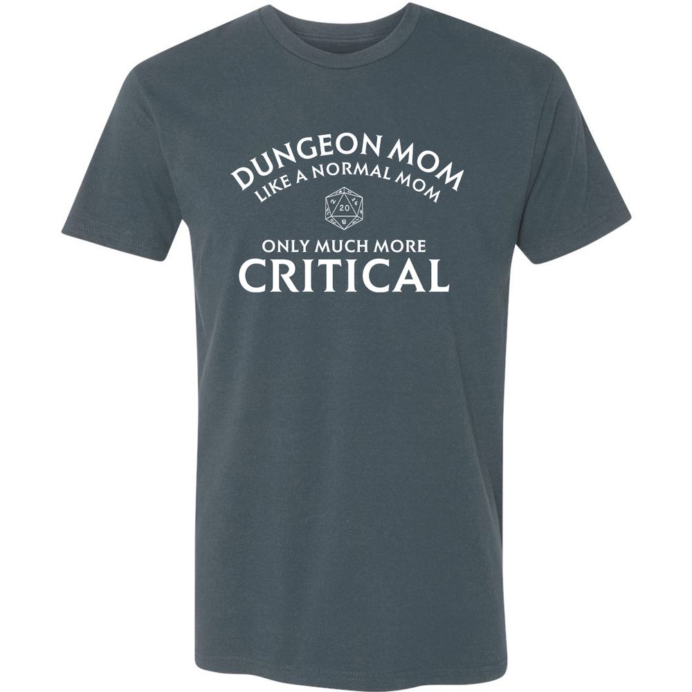 Dungeon Mom Normal Mom Premium Unisex T-Shirt - Indigo - 15