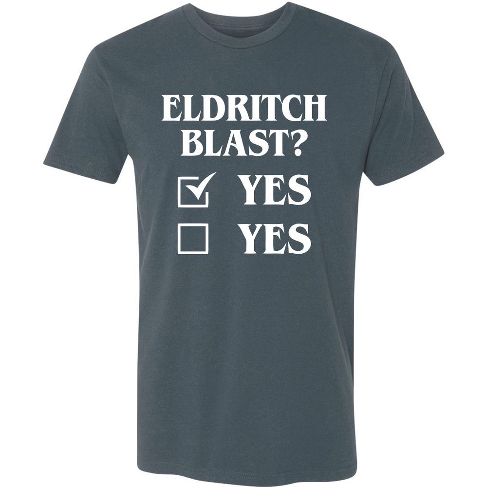 Eldritch Blast Yes Premium Unisex T-Shirt - Indigo - 15