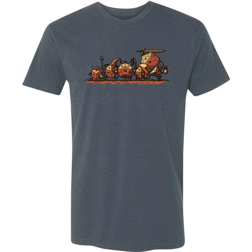 Fellowship Of The Dices Premium Unisex T-Shirt - Indigo - 15